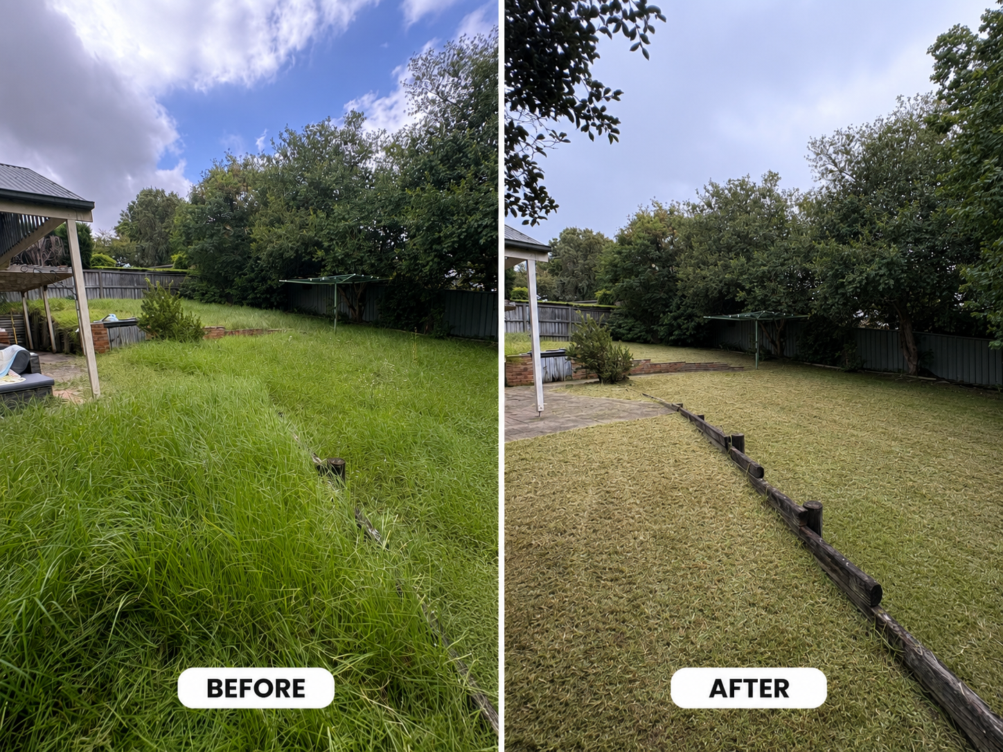 Before and after result 1